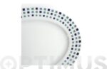 FUENTE OVAL PORCELANA DECORADA - Imagen 3
