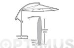 FUNDA PARASOL EXCENTRICO CANTILEVER EASYCOVER - 216 X 152 CM - Imagen 4