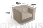 FUNDA SILLON 1 PLAZA VISON - 95 X 95 H 70