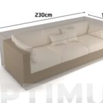 FUNDA SOFA 3 PLAZAS VISON - 230 X 100 X H 70