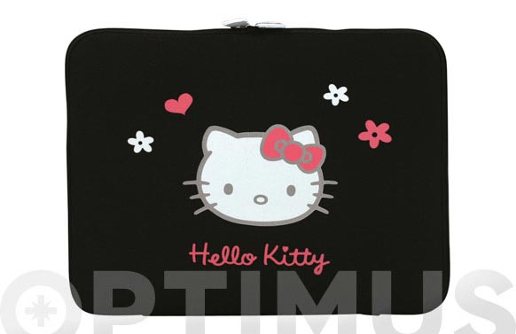 126_68fb30ff76078 FUNDA TABLET HELLO KITTY 10-12" - NEGRO - Imagen 1