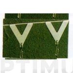 GANCHO EN TRIANGULO TRANSPARENTE 6 UDS