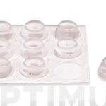 GOTA CONICA ADHESIVA TRANSPARENTE 9 UDS - Ø 16 X 8MM