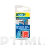 GRAPA 53/ 4 MM RAPID - 1.600 UDS, ACERO GALVANIZADO