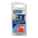 GRAPA 53/ 6 MM RAPID - 1.080 UDS, ACERO GALVANIZADO