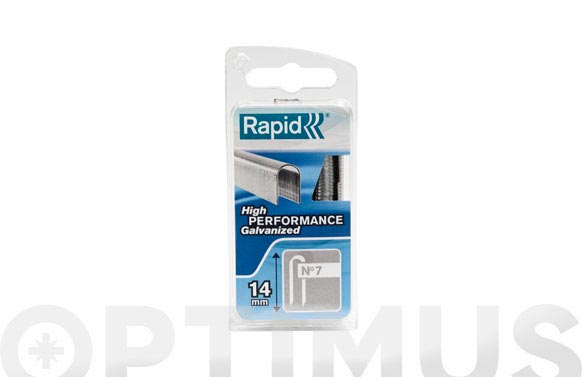 126_68fb483926473 GRAPA CABLE ELECTRICO 7/14 MM - 960 UDS, ACERO GALVANIZADO - Imagen 1