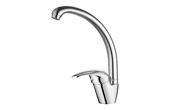 126_68fb493756763 GRIFO COCINA MONOMANDO CROMADO - Imagen 1