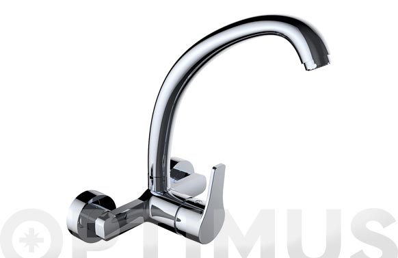 126_68fb49590a998 GRIFO COCINA MONOMANDO PARED CAÑO ALTO - SERIE GO! - Imagen 1