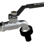 GRIFO CURVO CROMADO CONEXION RAPIDA P/NEGRA - 1/2 X 3/4