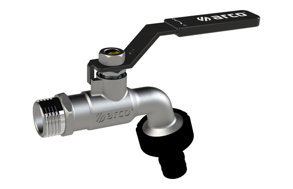 126_68fb495c987b6 GRIFO CURVO CROMADO CONEXION RAPIDA P/NEGRA - 1/2 X 3/4 - Imagen 1