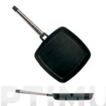 GRILL LISO ALUMINIO FUNDIDO MANGO INOX