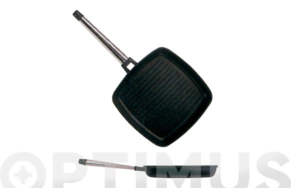 126_68fb49f32422d GRILL LISO ALUMINIO FUNDIDO MANGO INOX - Imagen 1