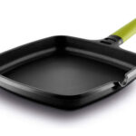 GRILL LISO INDUCTION FUNDIX CON MANGO - KIWI 27X27 CM