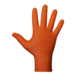 GUANTE DESECHABLE NITRILO AGILITY GRIP NARANJA 50 UDS