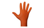 GUANTE DESECHABLE NITRILO AGILITY GRIP NARANJA 50 UDS