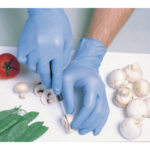 GUANTE DESECHABLE NITRILO AZUL SIN POLVO (100 UDS)