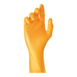 GUANTE DESECHABLE NITRILO GRIPPAZ NARANJA 50 UDS