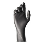 GUANTE DESECHABLE NITRILO GRIPPAZ NEGRO 50 UDS