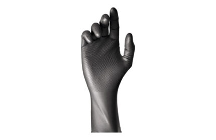GUANTE DESECHABLE NITRILO GRIPPAZ NEGRO 50 UDS