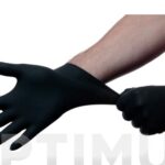 GUANTE DESECHABLE NITRILO NEGRO SIN POLVO (100 UDS)