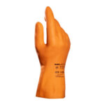 GUANTE LATEX NARANJA ALTO 299