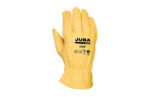 GUANTE PIEL FLOR VACUNO DRIVER AMARILLO - TALLA 9