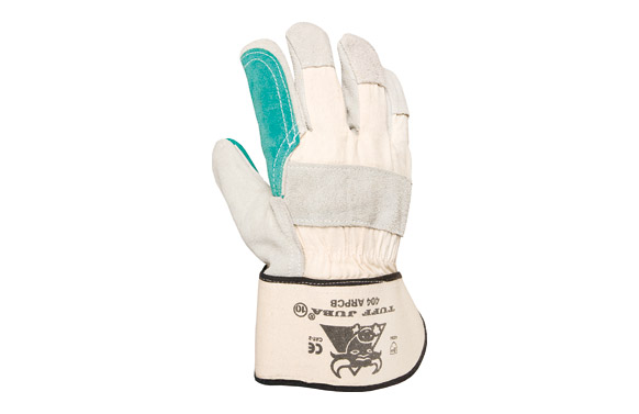 126_68fcaac27eba2 GUANTE PIEL SERRAJE VACUNO Y LONA TUFF REFORZADO EXTRA - Imagen 1
