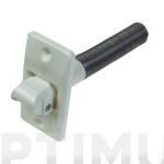 GUIA OSCILANTE CON MUELLE PARA CINTA DE 14 MM - BLANCA