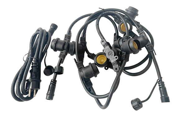 126_68fcabfcad5c7 GUIRNALDA 10 X E27 IP44 7.5M EXTENSIBLE NEGRO - GUIRNALDA 10X E27 IP44 7.5M EXTENSIBLE NEGRO - Imagen 1