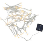 GUIRNALDA DE CARGA SOLAR LUCEO 10 M LUZ CALIDA - CON SENSOR CREPUSCULAR