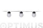 GUIRNALDA LED 20 LAMPARAS Ø 5 CM MICROLED - LUZ BLANCA 3M