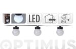 GUIRNALDA LED 20 LAMPARAS Ø 5 CM MICROLED - LUZ BLANCA 3M - Imagen 2