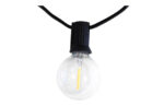 GUIRNALDA SOLAR LED 760CM 3W 2700K 10L G40+1 METR - GUIRNALDA SOLAR LED 760CM 3W 2700K 10 BOMBILLAS I