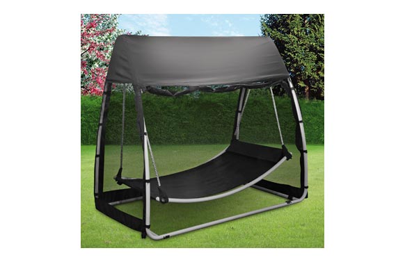 126_68fcac6ae4d0a HAMACA BALANCIN CON MOSQUITERA - NEGRO - Imagen 1