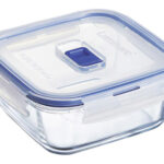 HERMETICO VIDRIO CUADRADO - 13 X 13 X 6 CM