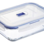 HERMETICO VIDRIO RECTANGULAR 197 CL - 22 X 16 X 7 CM