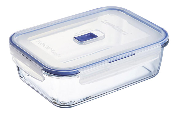 126_68fcacd61a7e9 HERMETICO VIDRIO RECTANGULAR 197 CL - 22 X 16 X 7 CM - Imagen 1