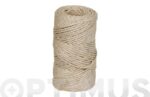 HILO SISAL TORCIDO 1 A 2 CABOS - Ø 2,5 MM 200 GRS