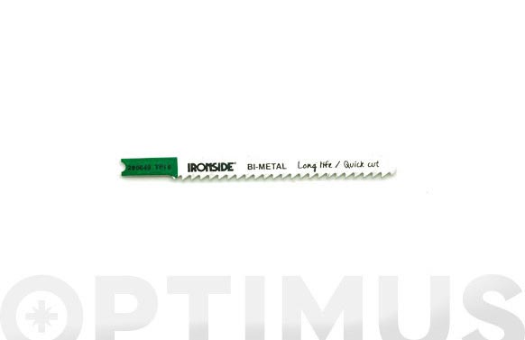126_68fcae5bd346f HOJA SIERRA CALAR PARA MADERA U111 C 5 UDS - RECTO GRUESO. PENDULAR. LOGITUD 100 MM - Imagen 1