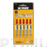 HOJA SIERRA CALAR PARA METAL T218 A 5 UDS - CURVO FINO. LOGITUD 76 MM