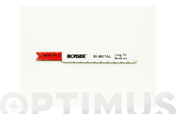 126_68fcae7d18d84 HOJA SIERRA CALAR PARA METAL U118 G 5 UDS - RECTO FINO. LOGITUD 76 MM - Imagen 1