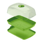 HUERTO TABLA CON CUPULA 39 CM ANTRACITA - CAPACIDAD 3,6 LITROS