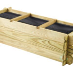 HUERTO URBANO MADERA BASIL - 140X60XH 40 CM