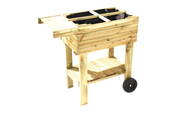 126_68fcaf7a7fc55 HUERTO URBANO MADERA ELEVADO PRUNELLA - 80/60X40X78,5 CM - Imagen 1