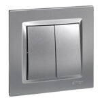 INTERRUPTOR CONMUTADOR DOBLE ALUMINIO - SERIE 10