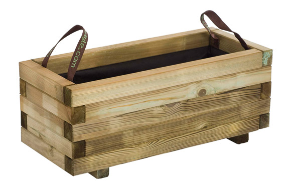 126_68fe796168396 JARDINERA DE MADERA RECTANGULAR 31L BAROQUE - 70X30X28 CM - Imagen 1
