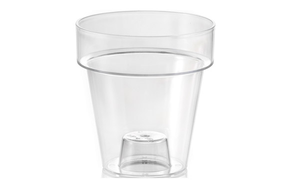 126_68fe7984279bc JARDINERA TRANSPARENTE PORTO 20 - Ø 20 CM 4 L - Imagen 1
