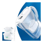 JARRA FILTRANTE MARELLA BLANCA - + 2 FILTROS MXPRO ALL IN -1