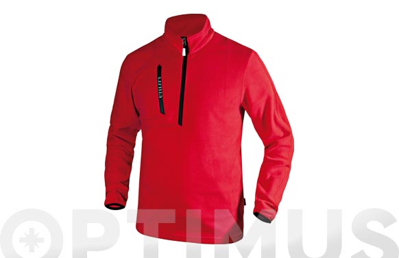 126_68fe79ec38046 JERSEY MICROFORRO POLAR ROJO - TALLA XXL - Imagen 1