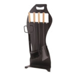 JUEGO CHIMENEA SUELO 66 CM - 4 PIEZAS VOLUTA NEGRO